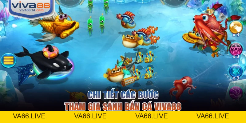 Bắn Cá VIVA88 Mở Ra Thế Giới Đại Dương 3D Sống Động - Va66